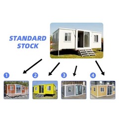 Hot Sale 0ft Expandable Container House Moisture Proof Prefabricated Villa
