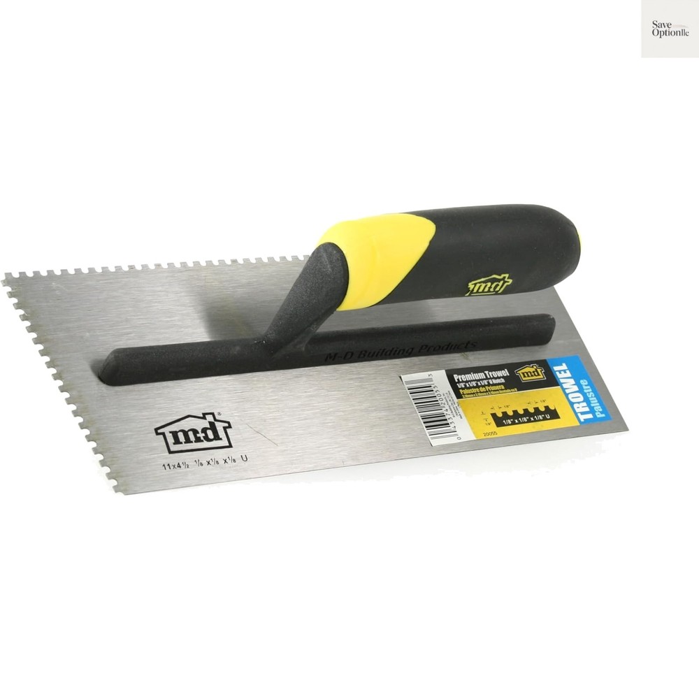 20055 1/8 in. x 1/8 in. x 1/8 in. U Notch Trowel