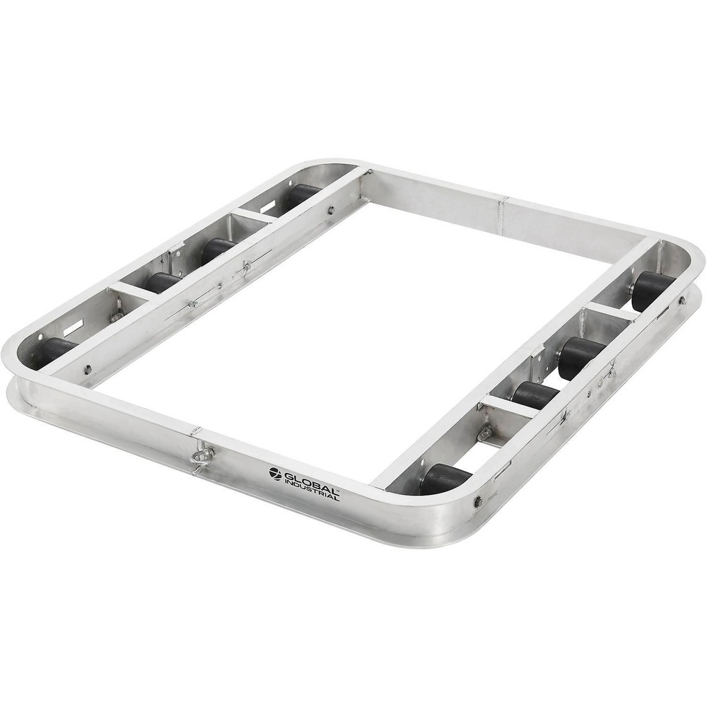 Global Industrial Aluminum Pallet Dolly with Tilt Rollers 6000 lb. Cap. 48″ x