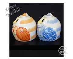 Couple OWL Deko-Mori Japanese Kutani ceramic