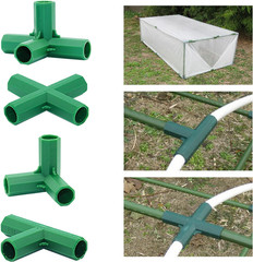 16PCS Fitting 16MM 4 Types Stable Support Heavy Duty Greenhouse Frame Building C