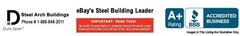 40x80x18 DuroSPAN Steel Farm Storage Hay Barn Building Kit Ends Walls Included