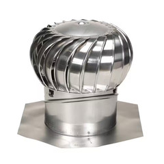 14 In. Mill Aluminum Internally Braced Wind Roof Turbine | Vent Air Internal