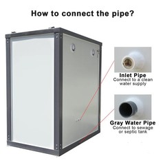 Bastone 2-Stall Mobile Shower Room | Insulated Portable Shower Units