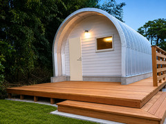16x20x12 Duro SPAN Steel Arch Off Grid Tiny Home Homestead Cabin Open Ends DIY