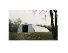 Steel Factory Mfg Q41x80x16 Metal Prefab Arch Quonset Storage Building Kit