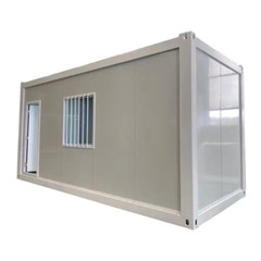 Modular Container Tiny Home, Office, Storage, Metal Siding, 160 SQFT, 20Lx8Wx9T