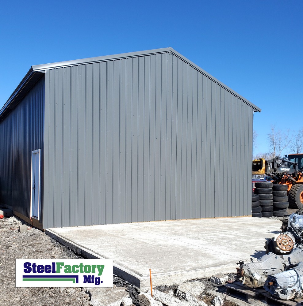 Steel Factory Prefab 20x25x9 Galvanized Metal Storage Garage Steel Building Kit