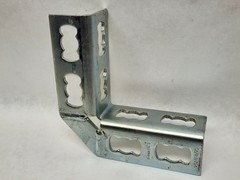 NEW – HILTI MQW-8/90 90° DEGREE EIGHT 8 HOLE RIGHT ANGLE BRACKET CONNECTOR