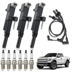 3pcs UF640 Ignition Coil Pack 4504 Double Iridium Spark Plug & 27738 Spark Pl…