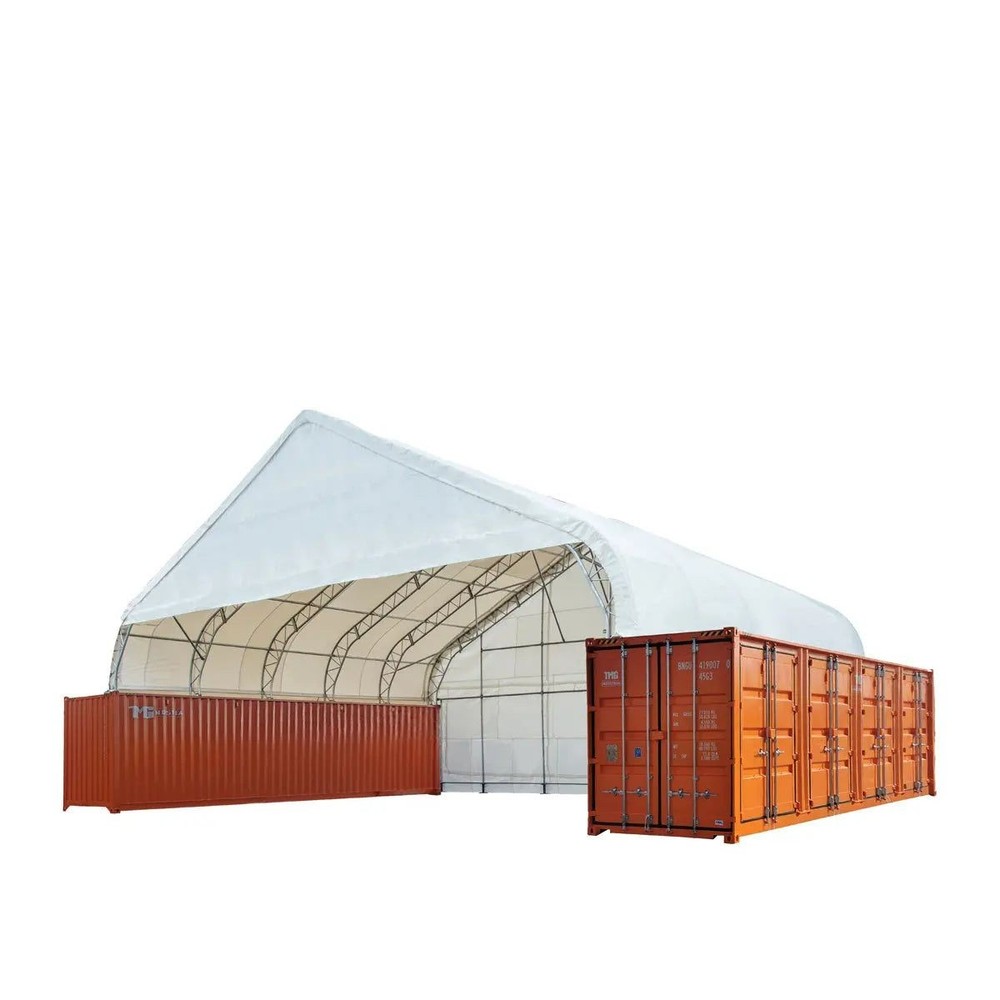 50ftx40ft Dual Truss Fabric Container Shelter