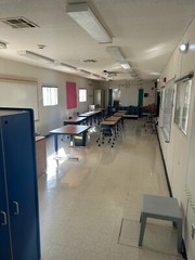 14×50 Portable Office/Classroom Trailer with a bathroom