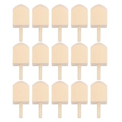 15 Pcs Wood Craft Dreidels Wooden Hanukkah Spinning Tops Handmade Gyro Toys