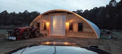 51x20x17 DuroSpan Off Grid Quonset Home Steel Building Open Ends Factory DiRECT