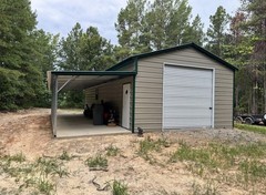 20×40 Metal Building w/ 10×40 Lean To | Steel Garage Shop | Installed | Rent2Own