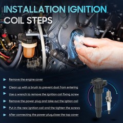 6PCS Ignition Coil Pack with 6PCS Iridium Spark Plug Compatible with Hyundai …