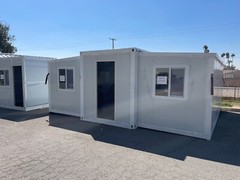 20x19x8Ft Expandable PopUp Modular Tiny House Mobile Office Shelter Storage Shed