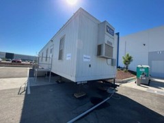 Great Condition Construction Office Trailer w/ OSHA Approved Aluminum Steps