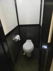 Portable Restroom Trailer, USA Made -2 women stalls, 1 man stall, 3 urinals