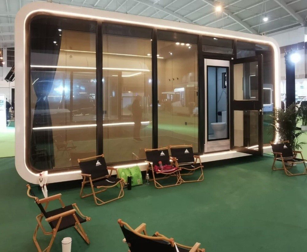 20FT Moon Pod Prefabricated Modular Home Full Bathroom/ Kitchenett Free Shipping