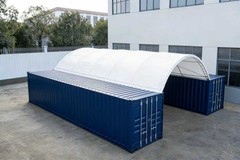 40’x20’x7′ Tarpaulin Tent Warehouse Shed 800sq.ft. Shipping Container Shelter