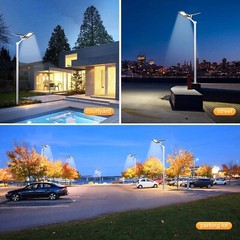 Commercial 2000W Solar Street Lights Outdoor Solar LED Flood Light for Parking
