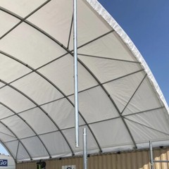 20’x40′ Shipping Container Canopy Shelter 11oz PE | Easy Install Complete Kit