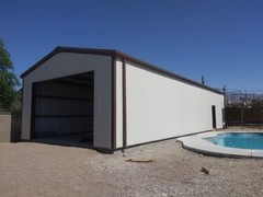 16x20x9 Steel Building SIMPSON ALL GALVALUME Metal Garage Storage Building Kit