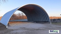 Steel Manufactured 30x40x14 Quonset Barn Farm Building Kit Factory Direct