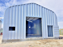 30x42x14 Engineered Steel Building Kit | DuroSPAN Clear-Span Arch with End Walls
