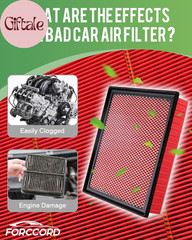 Cabin & Engine Air Filter Fit for Toyota Tacoma V6 2016-2023 Activated Carbon Ca