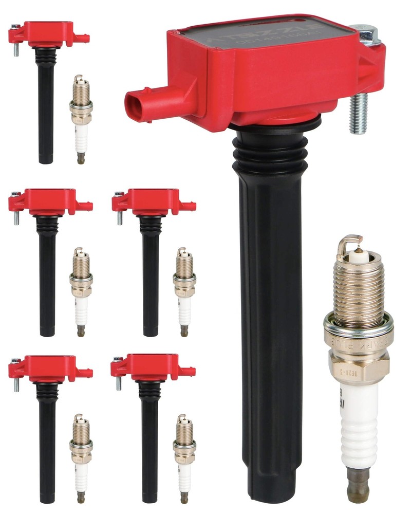 Ignition Coil Packs UF648 ‎C1791 and Iridium Spark Plugs 97390 Fits for Ch