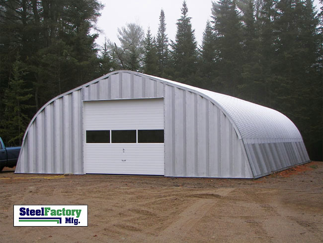Steel Factory Mfg A20x34x12 Factory Direct Gambrel Double Pitched Arch Garage