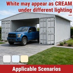 40x36x13′ Shipping Container Roof Kit Heavy Duty Steel Shelter No Containers