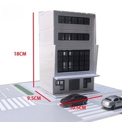 1:100 Road Street Assembly School Office Miniature Building Model Ornaments Gift