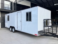 8×24 New Mobile Modular Jobsite Office Trailer, Custom Trailer Mfr. 8×20 8×22