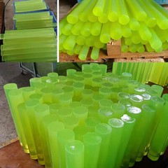 Pu Polyurethane Round Rod Solid Bar Plastic Elastic Dia.20mm-65mm Shock Absorber