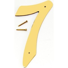 Hy-Ko BR-40/7 House Number, 3 in W x 6-3/4 in H Dimensions, Character: 7, 4 in H