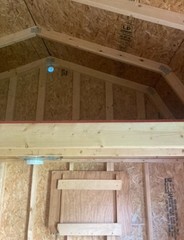 10’ x 20’ Outbuilding/Shop/Barn – Doubled Lofted Priced for Quick Sale