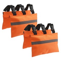 llguz Rv Sewer Hose Weight Bag for RV Sewage Discharge, Hold Down Orange