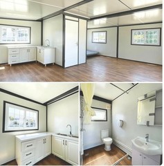 19x20ft Expandable Foldable Prefab Mobile House Container W/ BATHROOM+SHOWER
