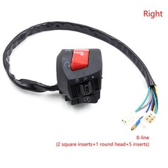 Universal Motorcycle Handle Bar Switches With Choke Horn Turn Controller Switch