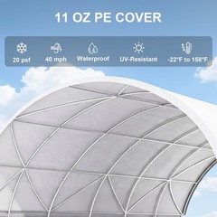 Chery Industrial Container Canopy Shelter Durable Storage Cover Container Roof