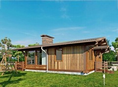 860 sq.ft PREFAB TIMBER FRAME KIT ENGINEERED WOOD HOUSE DIY BUILDING CABIN HOME