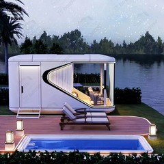 Mini Luxury Space Capsule Container Ready made Smart Homes 8.5meter