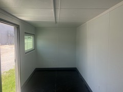 20ft Steel Prefabricated Modular Office Building Modern w/ AC, Dual Pane Windows
