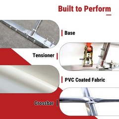 20’x40′ Heavy Duty Container Shelter Canopy Conex Roof Storage Kit