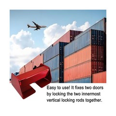 Cargo Door Lock,Shipping Container Locks Heavy Duty,Semi Trailer Truck Locks,…