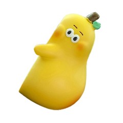 Car Decorations Cute Pear Shaped Figure Figurines Dashboard Ornaments Women Gift