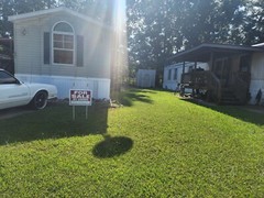 Modular mobile home for sale 14/80ft light green shingle roof and vinyl siding